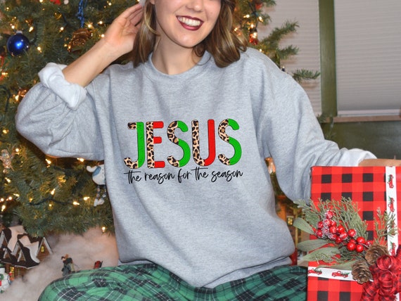 Christian Christmas Sweatshirt Christian Christmas Sweatshirt