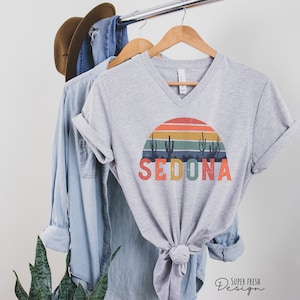 Sedona Tshirt, Sedona Shirt, Sedona Arizona Shirt, Sedona Az, Sedona Shirts for Women, Sedona Gifts, Sedona Sunset, Sedona T-shirt V-neck