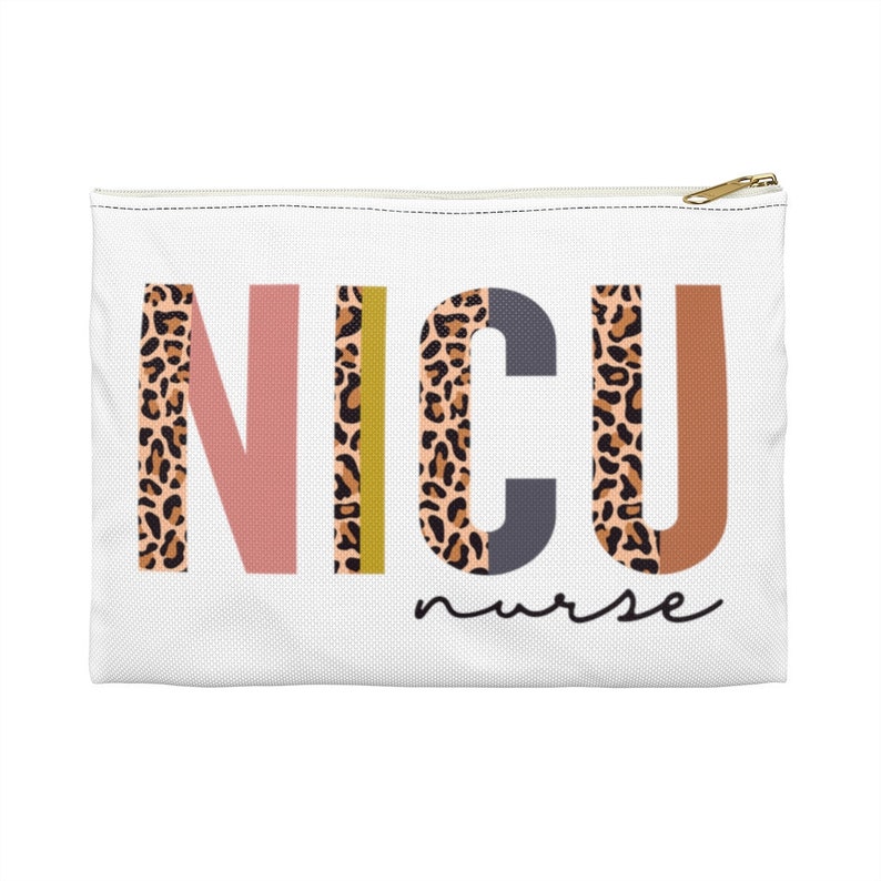 Pediatric Nurse Accessory Pouch Pediatric Nursing Nurse Appreciation Peds Nurse Gift Leopard PEDS Nursing School Grad Gift for Nurses