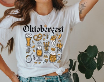 Oktoberfest Shirt. Octoberfest Shirt. Vintage Retro Shirt, Beer Festival Shirt, Beer Lover, German Oktoberfest outfit, Matching Octoberfest