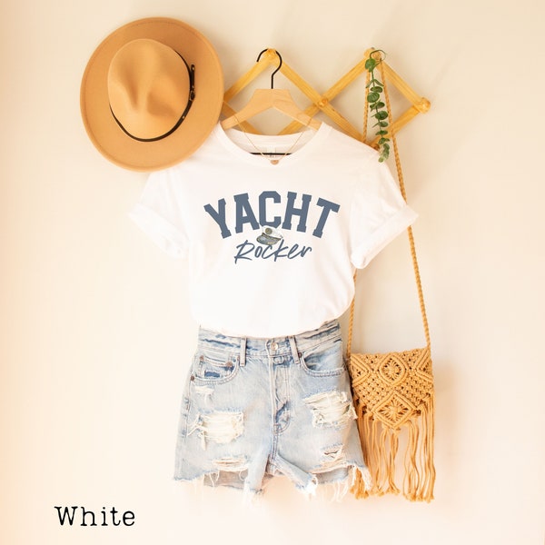 Yacht Rocker Shirt, Yacht Rock Shirt, Boating Shirt, Cruise Apparel, Camping Shirt, Vacation Shirts Retro Shirt Vintage Shirt 70's rock