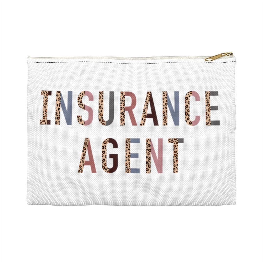 Insurance Agent Gift, Accessory Pouch, Insurance Gifts, Insurance Broker Gift, Gift for