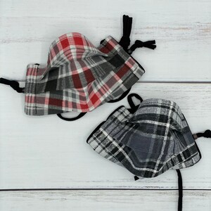 Winter Flannel Face Masks, Warm, Breathable, Reusable, and Washable