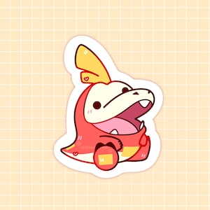Fuecoco Vinyl Matte Sticker
