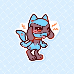 Riolu Vinyl Matte Sticker