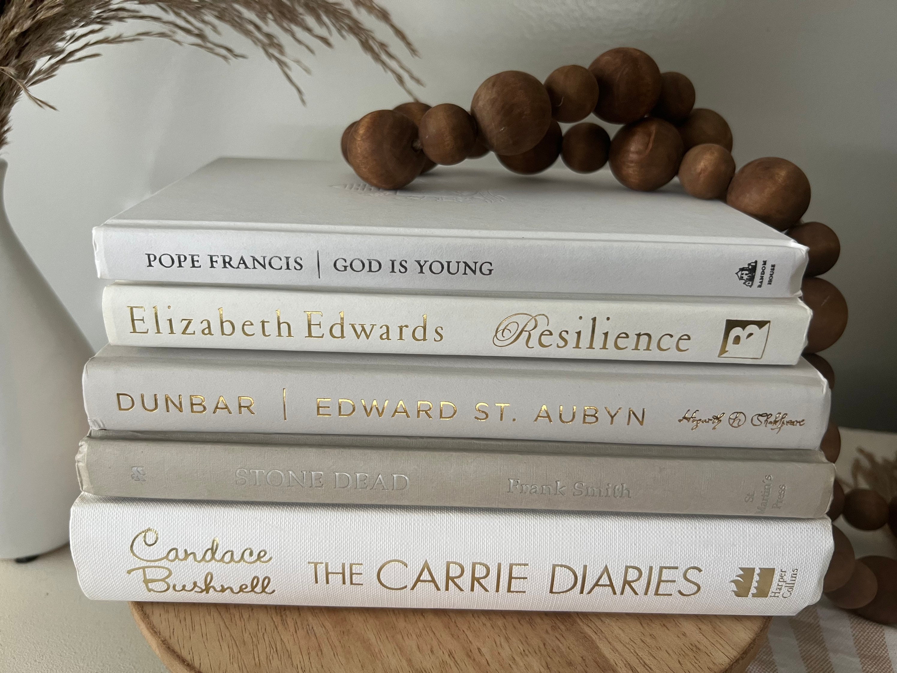 Hardcover Book Stack Staging Books Decorative Book Stack Etsy