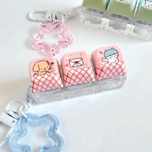 Love Letter Keycaps Porte-clés Fidget Porte-clés | Jormation