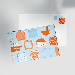 Orange Fruit Postcard