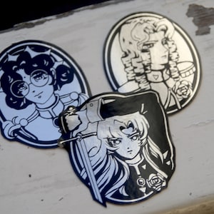 Revolutionäre Mädchen Utena Spiegelaufkleber