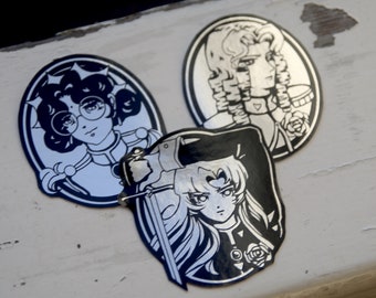 Revolutionary Girl Utena Mirror Stickers