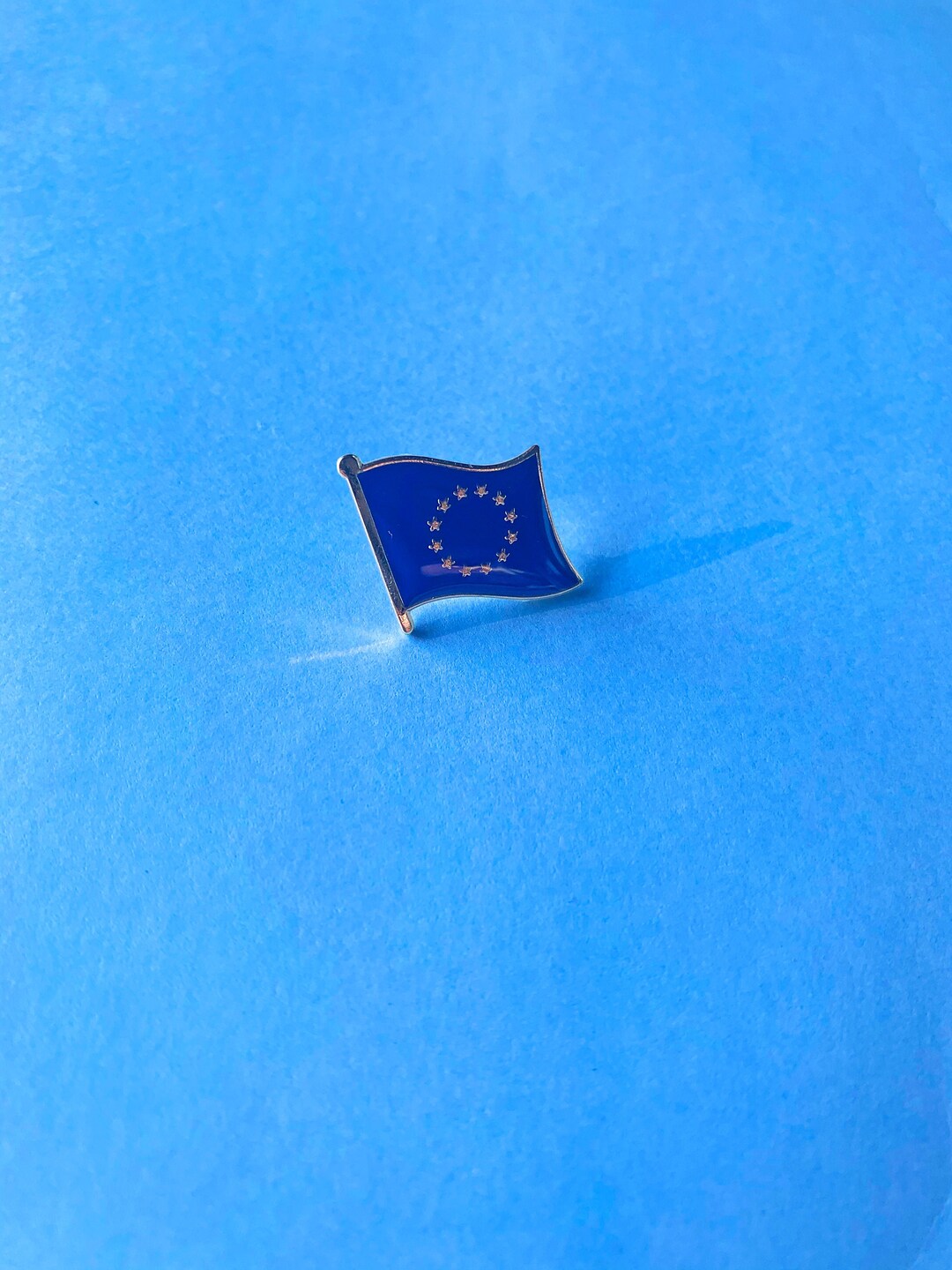 Spilla Da Bavero Bandiera Dell'Unione Europea E Bandiera - Foto 3