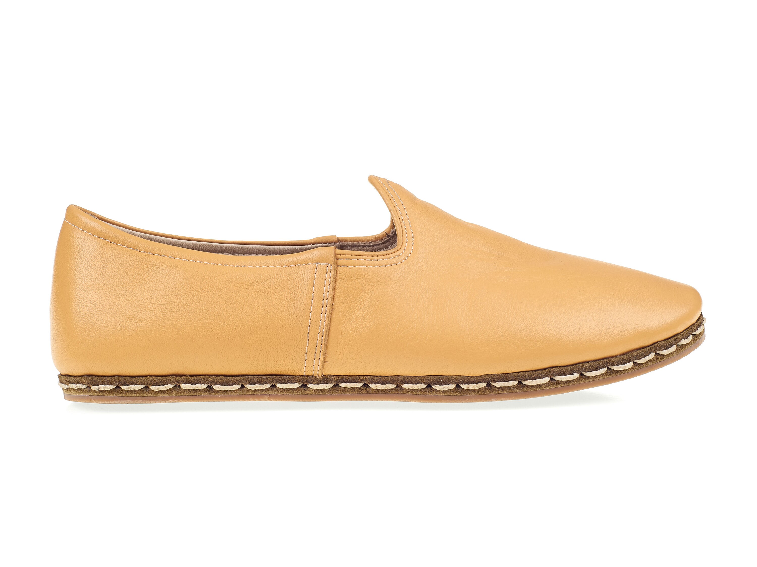 womens flat yellow shoes