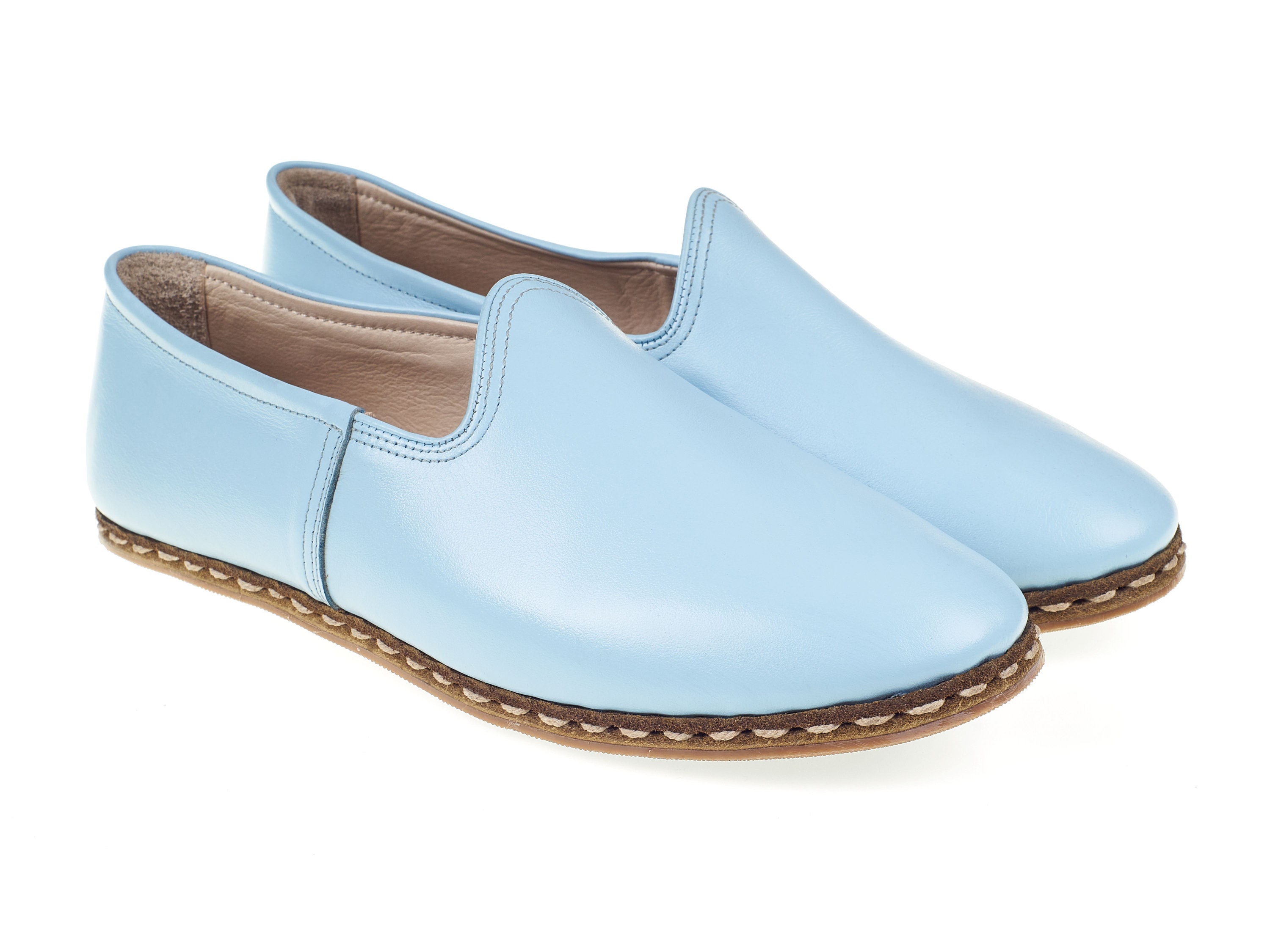 Women Baby Blue Shoes Women Loafer Women's Gift Etsy