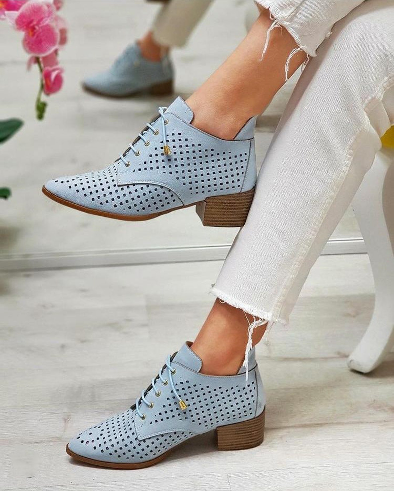Women LoaferTurkish Handmade Shoes Flat Shoes Women's Etsy