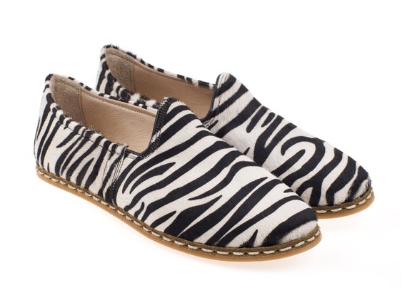 mens zebra shoes