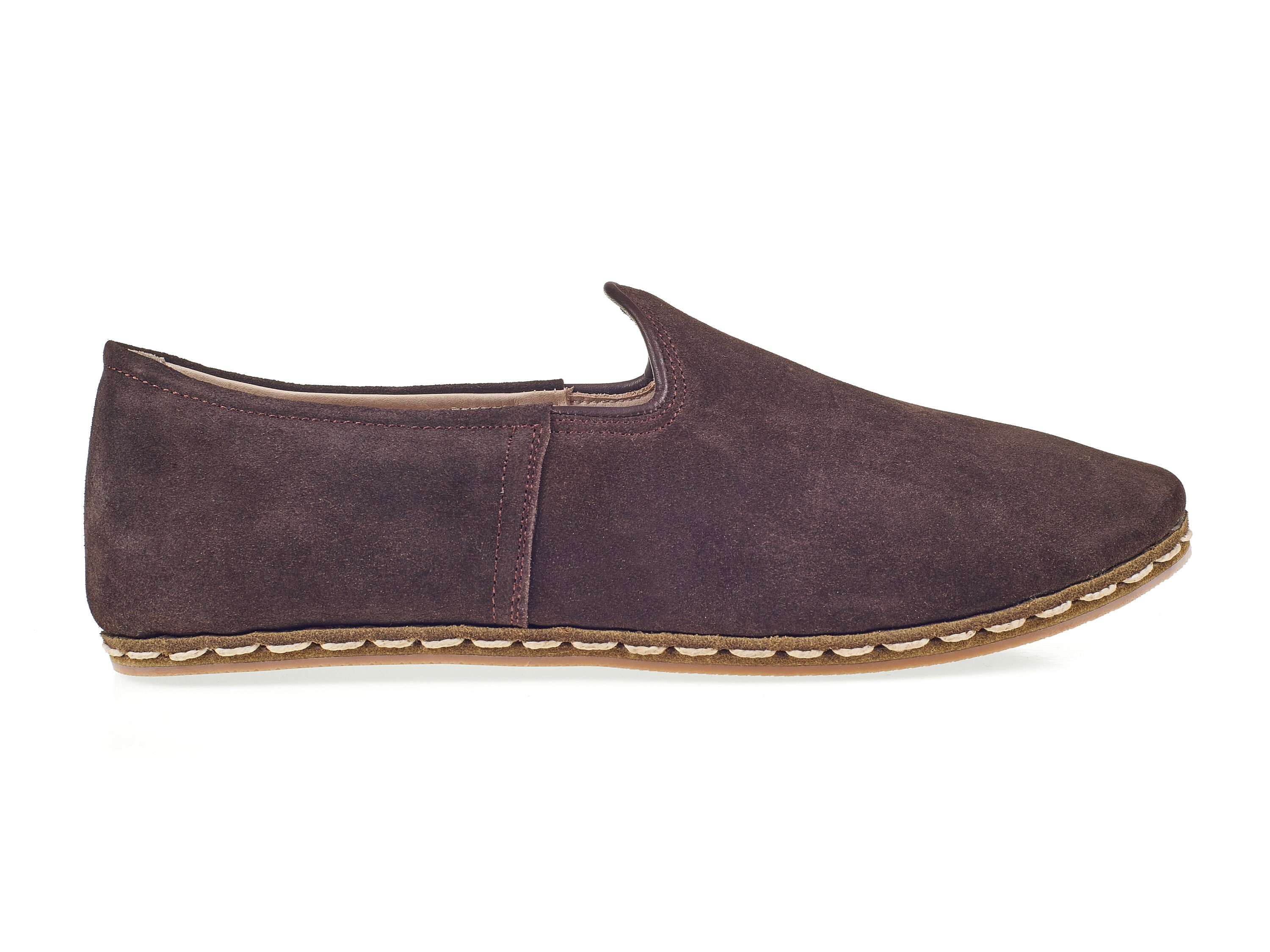 Men Brown Loafer Turkish Handmade Shoes Flat Shoes Men - Etsy UK