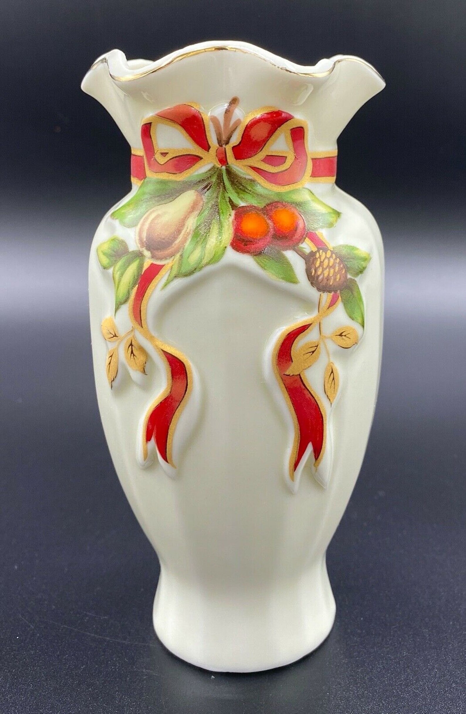 Vintage Jubilee Christmas Vase Fine Porcelain Giftware by Etsy