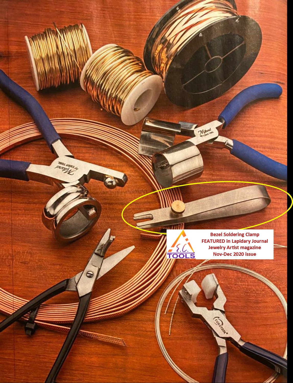 Bezel Soldering Clamp or Grip in Titanium Unique MultiUse Etsy