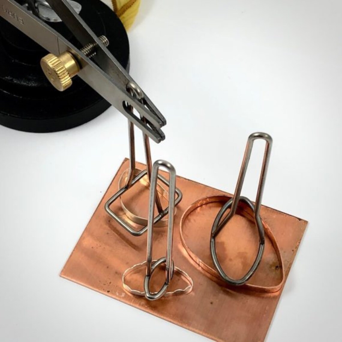 Bezel and Ring Shank Soldering Holder Titanium Set of 3 Etsy