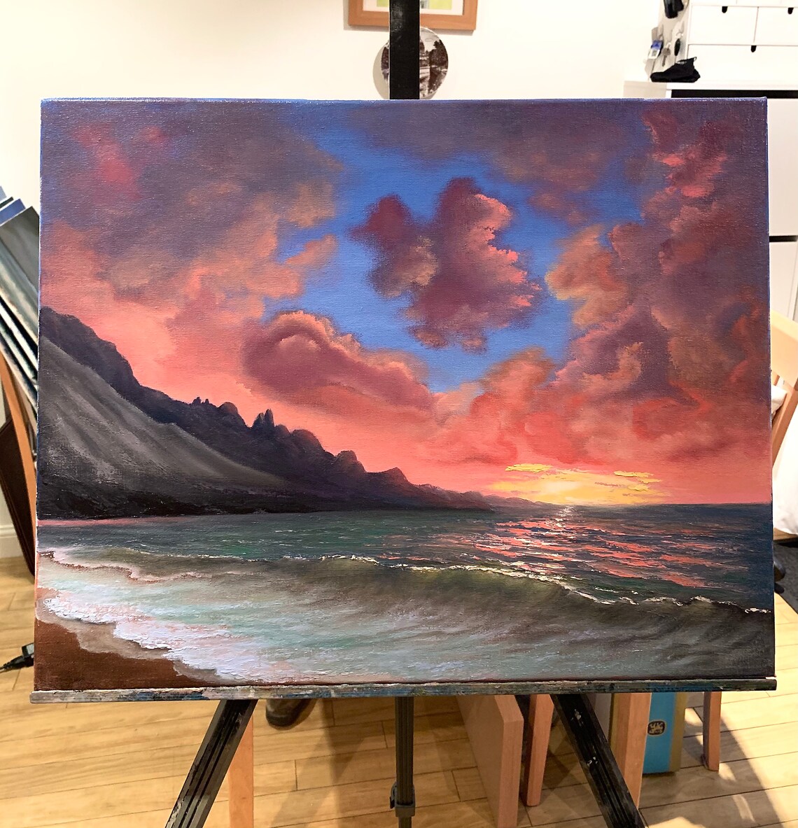 Original oil on canvas painting The new beginning 2020 Etsy