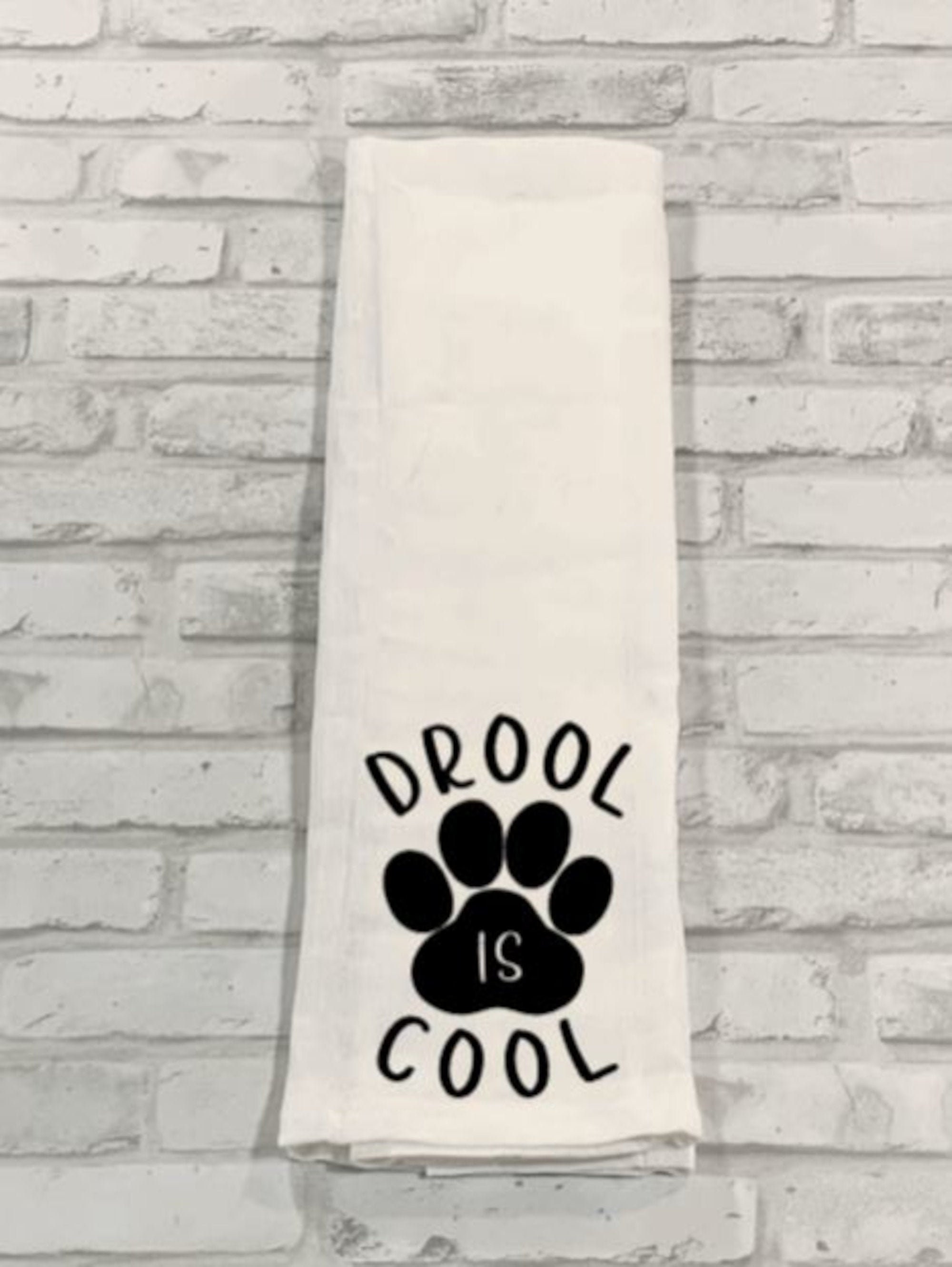 Dog Drool Towel Mastiff Drool Towel Screen Print Dog Towel Etsy