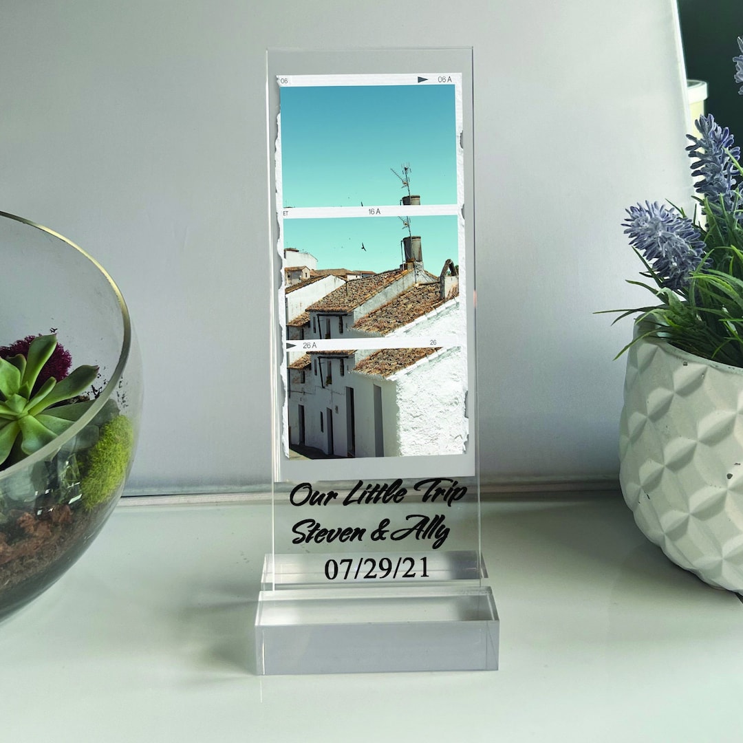 Personalized Meaningful Film Photo Acrylic Gifts for Him | Custom ...