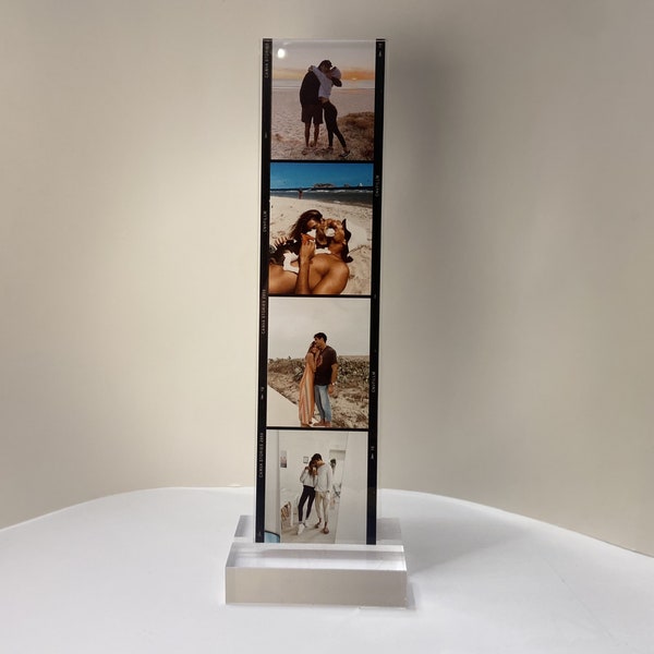 パーソナライズされたフィルム写真ギフトアクリルスタンドカスタムカップル写真親友家族の思い出記念日ギフト彼女への意味のある写真の記念品