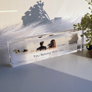 Custom Soundwave Plaque with QR Code - Personalized Song Sound Wave Art - Unique Music Gift for Anniversary, Wedding, Birthday, or Memorial