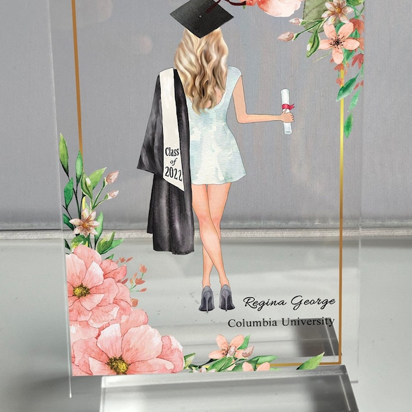 Personalized Graduation Gift for Her | Custom Graduation Keepsake Print |Personalized Gift| High School |College| Medical School | Grad Gift