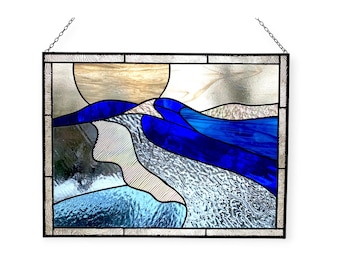 Op maat gemaakt glas-in-loodpaneel | Raamhanger | Raamdecoratie
