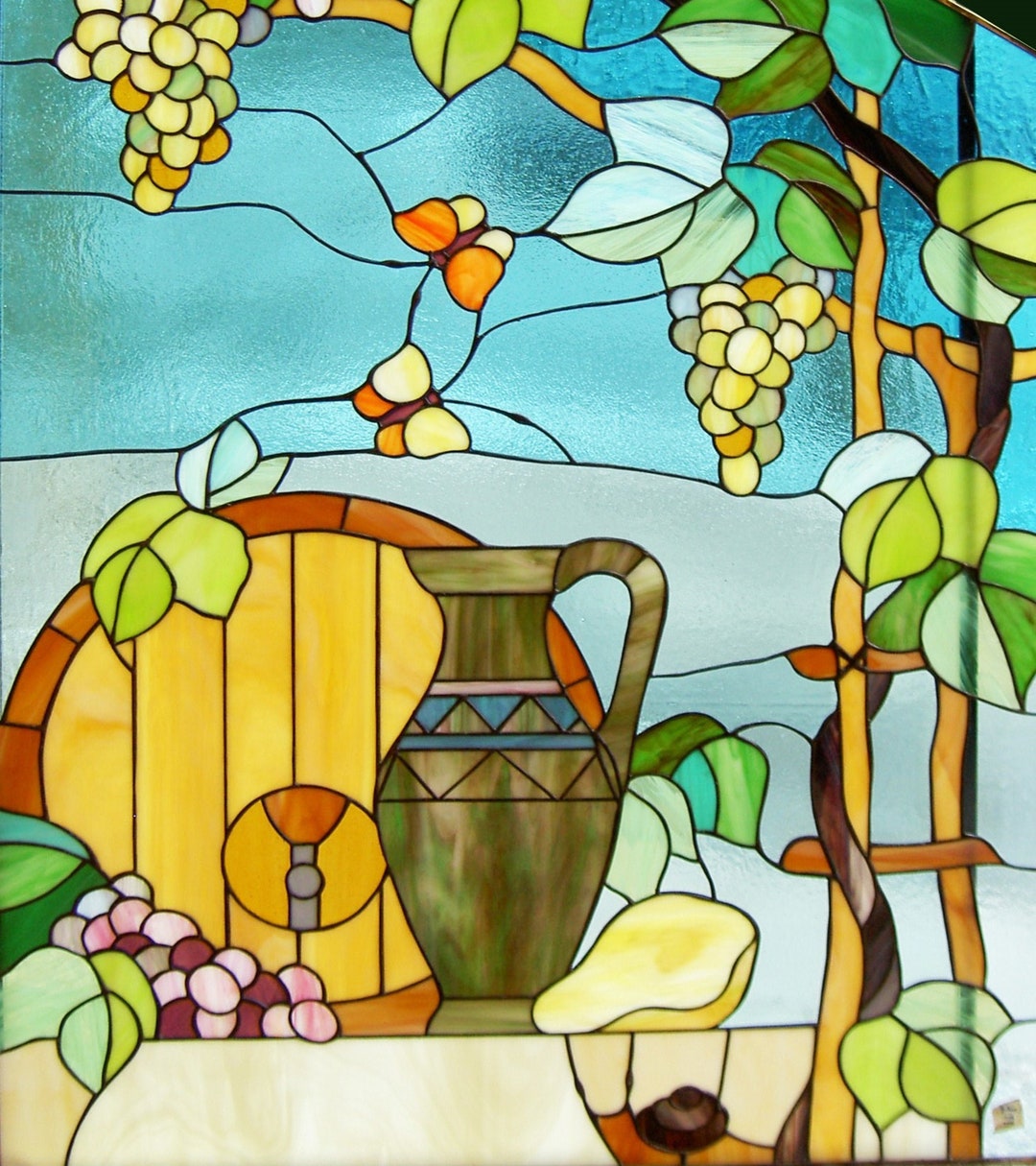 Custom Stain Glass Panel/stain Glass Window Hangings/wedding Etsy