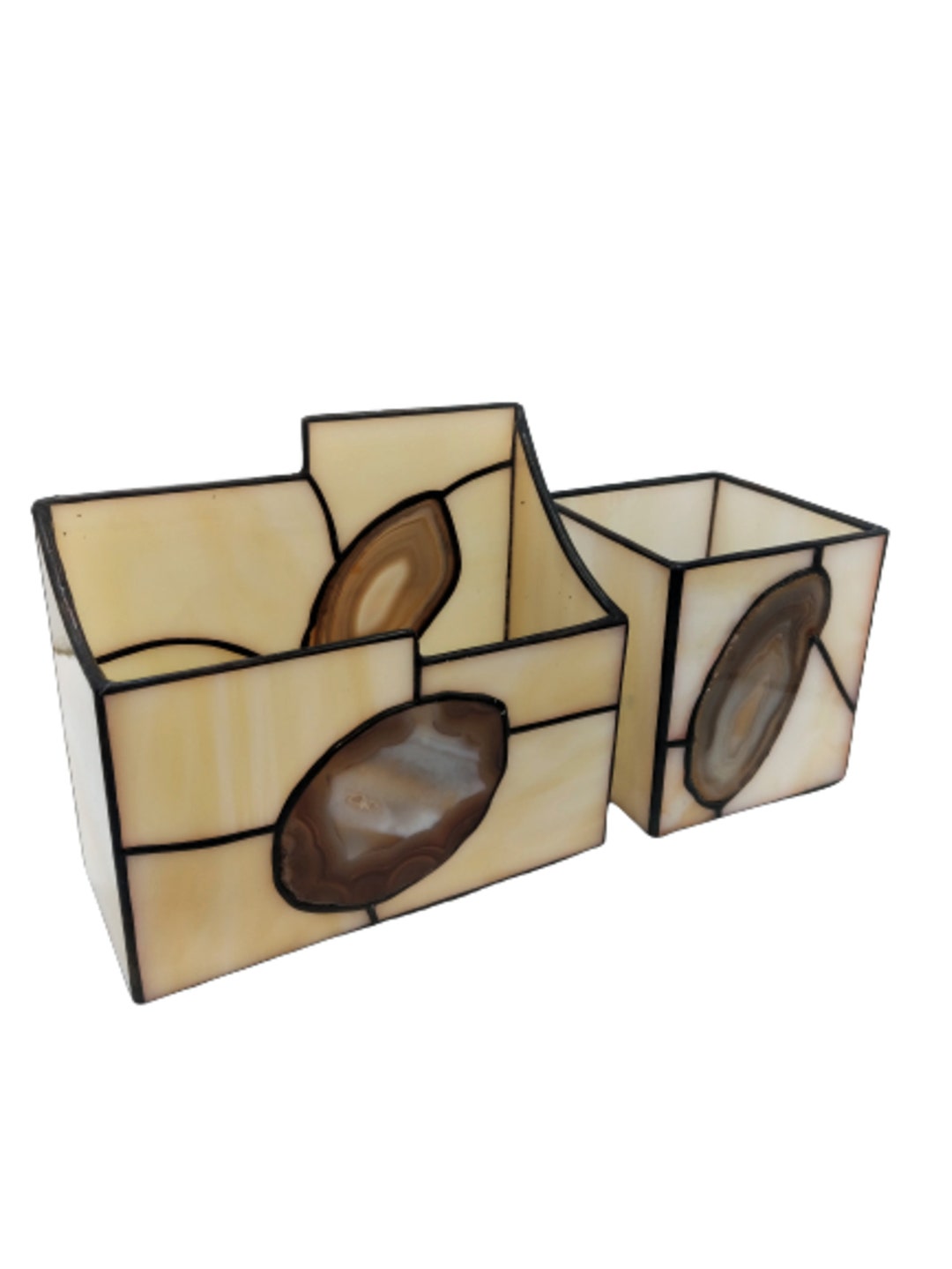 Custom Stain Glass/luxurious Desk Accessories/luxury Pen Etsy