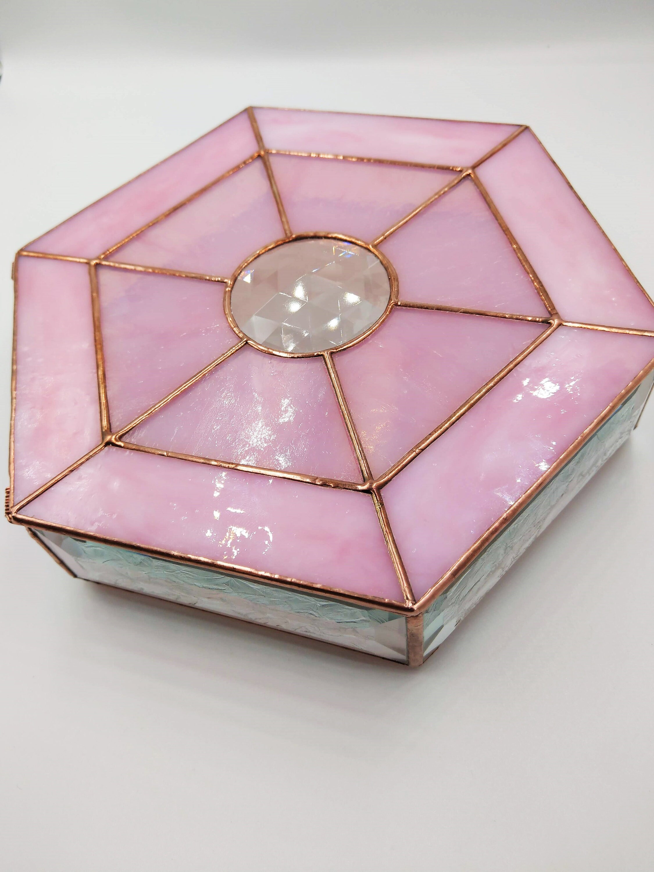 Stain Stained Glass Jewelry Box Organizer Jewelry Storage Etsy