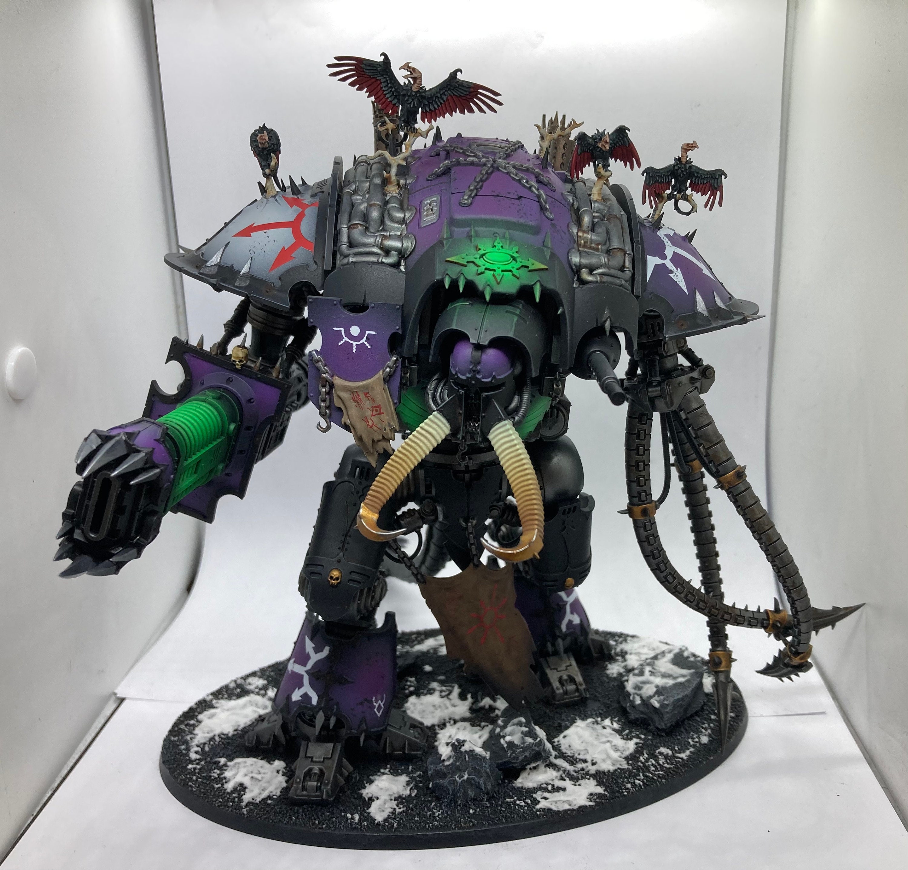 Warhammer 40k Chaos Knight Abominant Commission Etsy