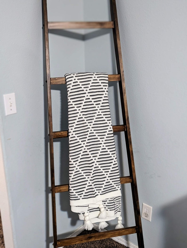 Black and White Throw Blanket Etsy