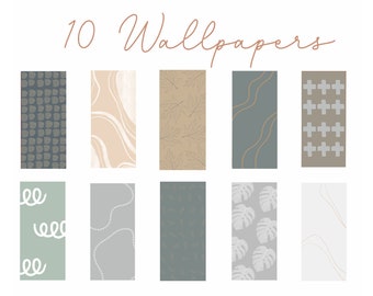picture Boho Minimalist Neutral Wallpaper Iphone iphone screen saver etsy