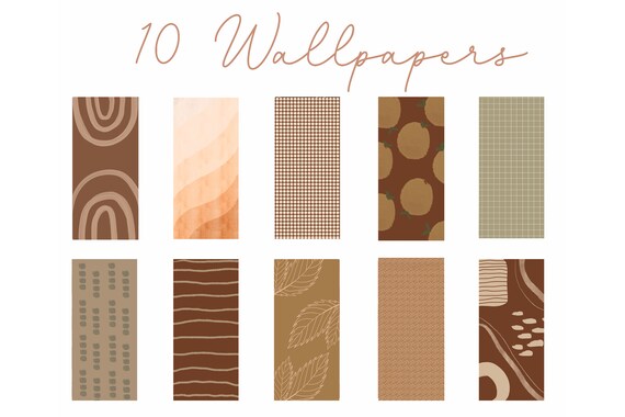 photo Boho Minimalist Neutral Wallpaper Iphone 10 iphone wallpapers pack burnt orange ios apple fall autumn boho neutral minimal aesthetic lock screen home screen ios14 screen saver