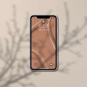 10 höstbakgrundsbilder paket iPhone Boho Neutral Minimal Estetisk Låsskärm Hemskärm iOS14 Skärmsläckare bild 5