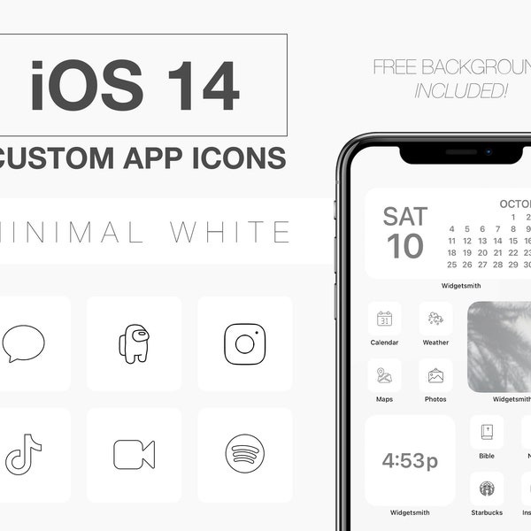 Black And White Icons App Etsy Black And White Icons App Etsy