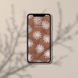 10 höstbakgrundsbilder paket iPhone Boho Neutral Minimal Estetisk Låsskärm Hemskärm iOS14 Skärmsläckare bild 8