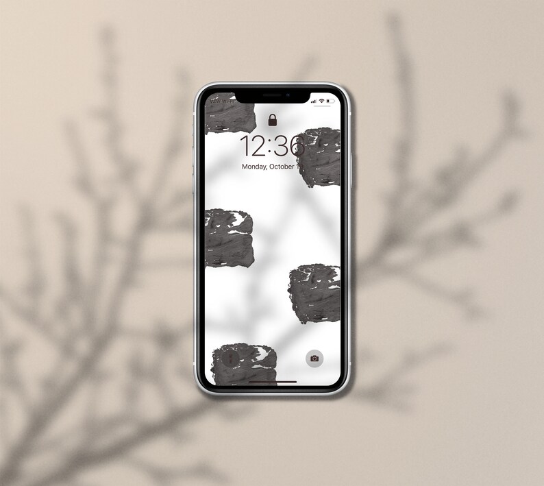 10 Black and White Wallpapers Set Iphone Home Screen Wallpaper - Etsy