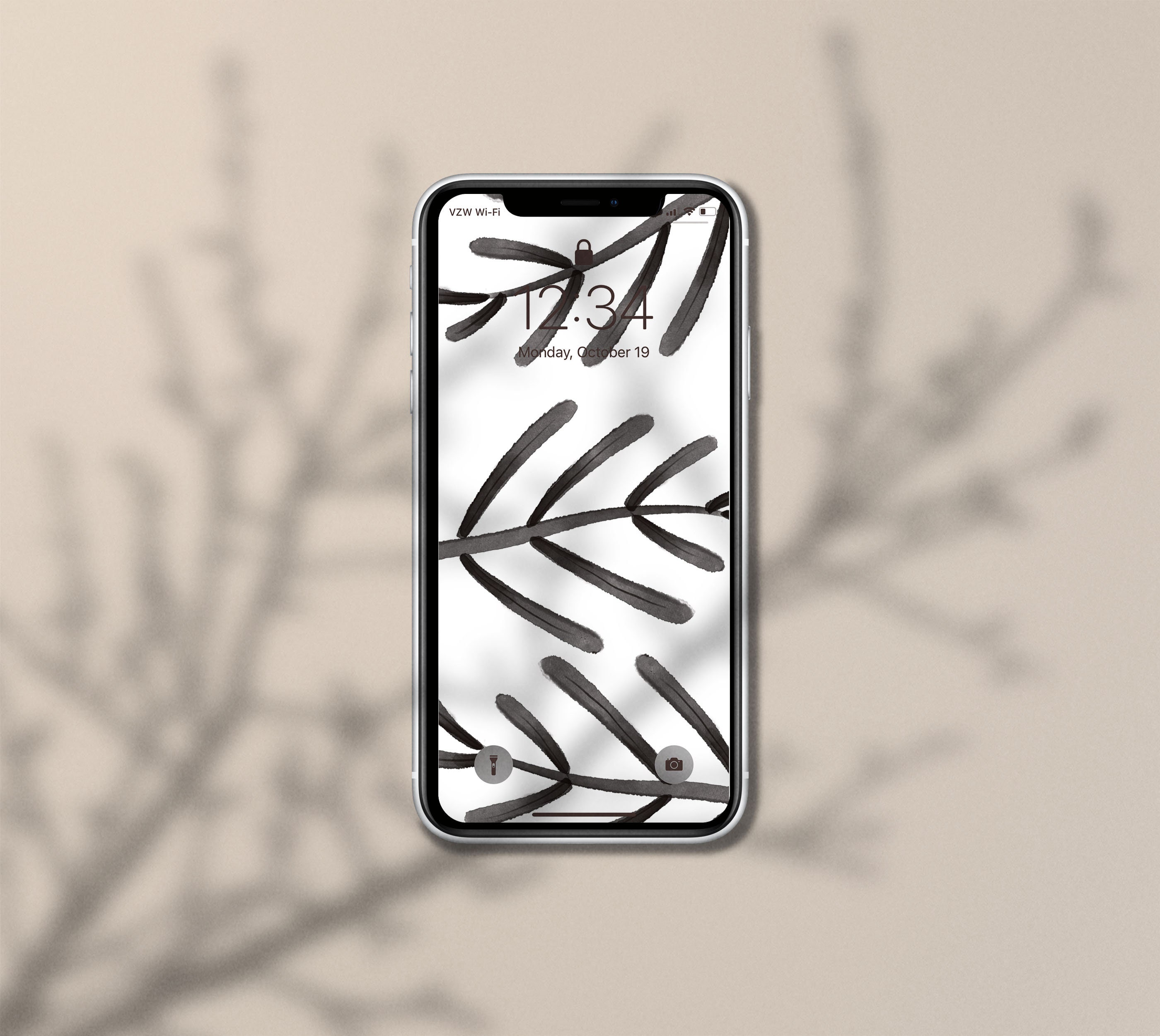 10 Black and White Wallpapers Set Iphone Home Screen Wallpaper - Etsy