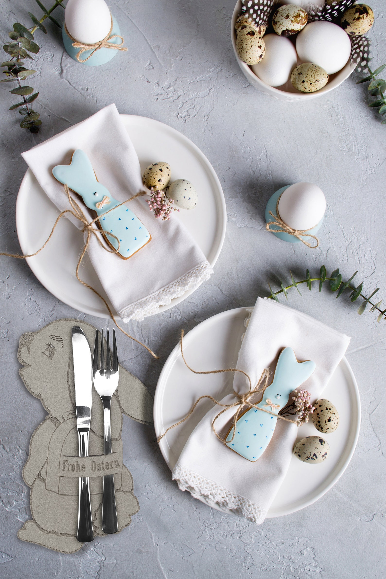 Felt cutlery holder Easter bunny cutlery holder cutlery bag Etsy