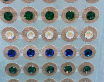 Waterelement Swarovski Kristallen Oorpellets