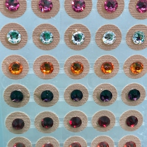 Fire Element Swarovski Crystal Ear Pellet