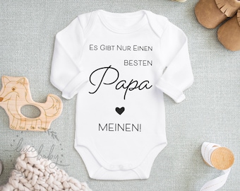 Baby Body Baby Body PAPA "There is only one best dad, mine!", dad gift for a birth or Father's Day