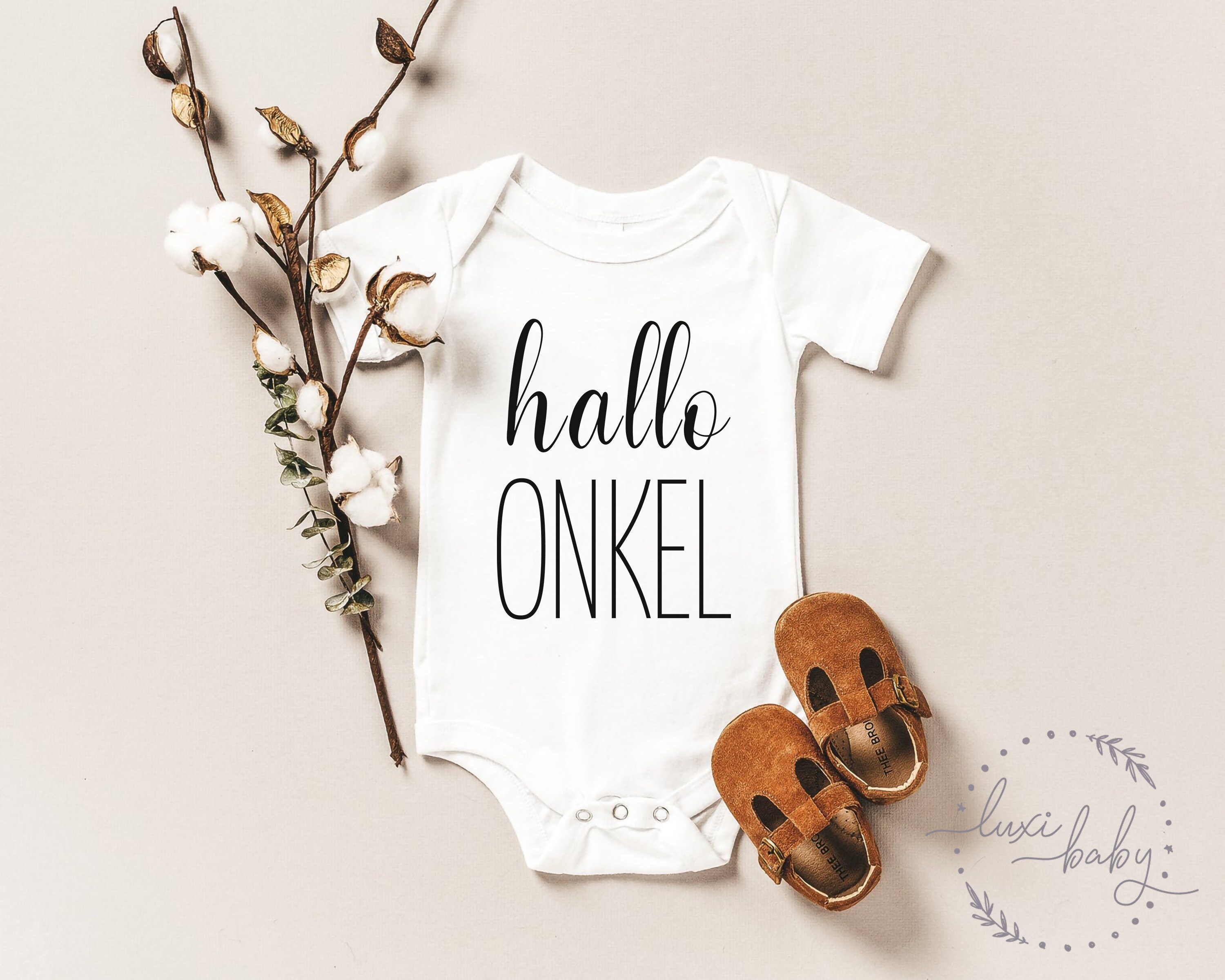 Hallo Onkel Baby Body Du Wirst Onkel Schwangerschaft Etsy