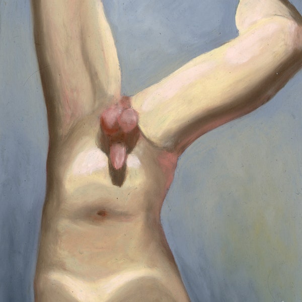 Male Nude Painting by SHYeomans