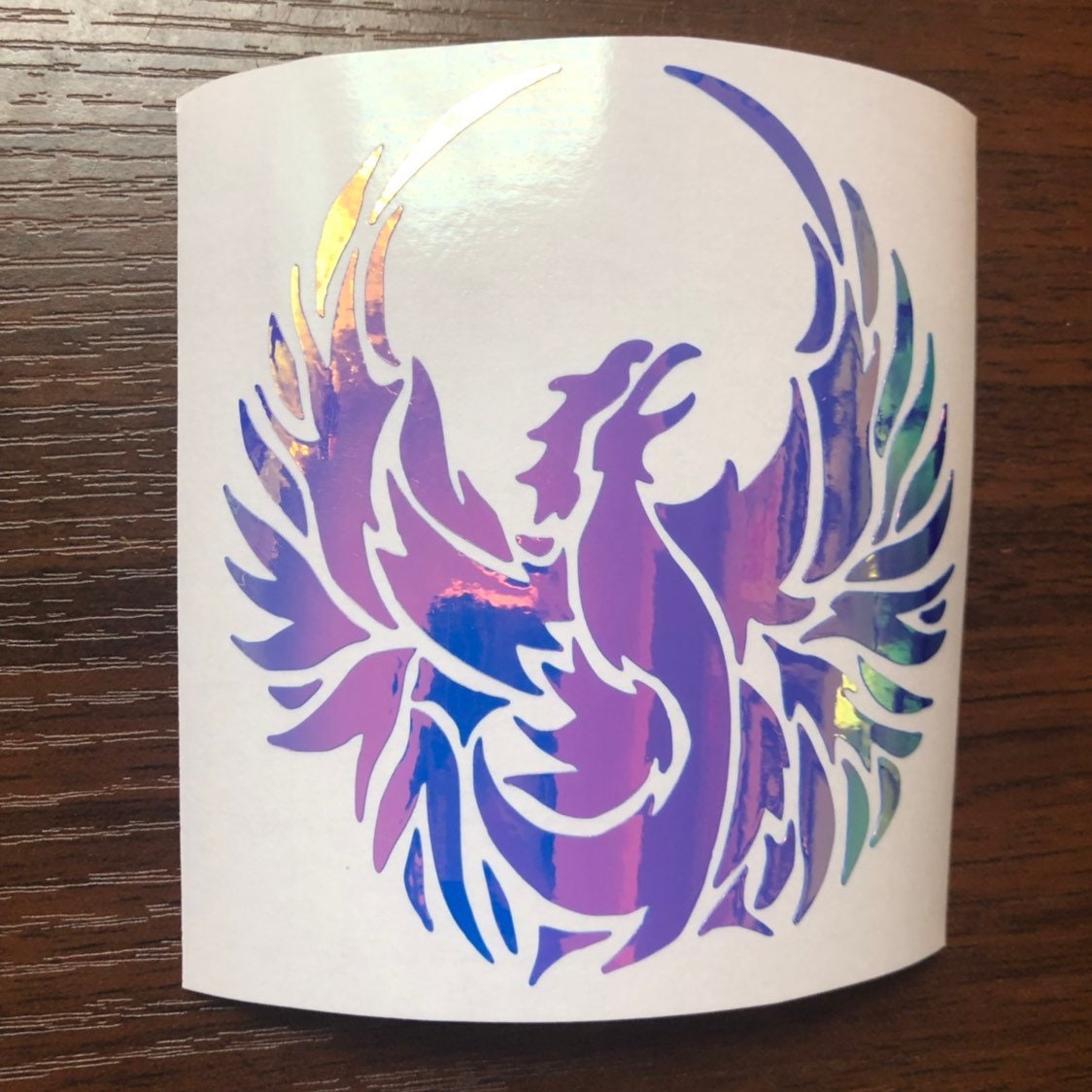 Phoenix Rising Vinyl Decal Sticker Etsy