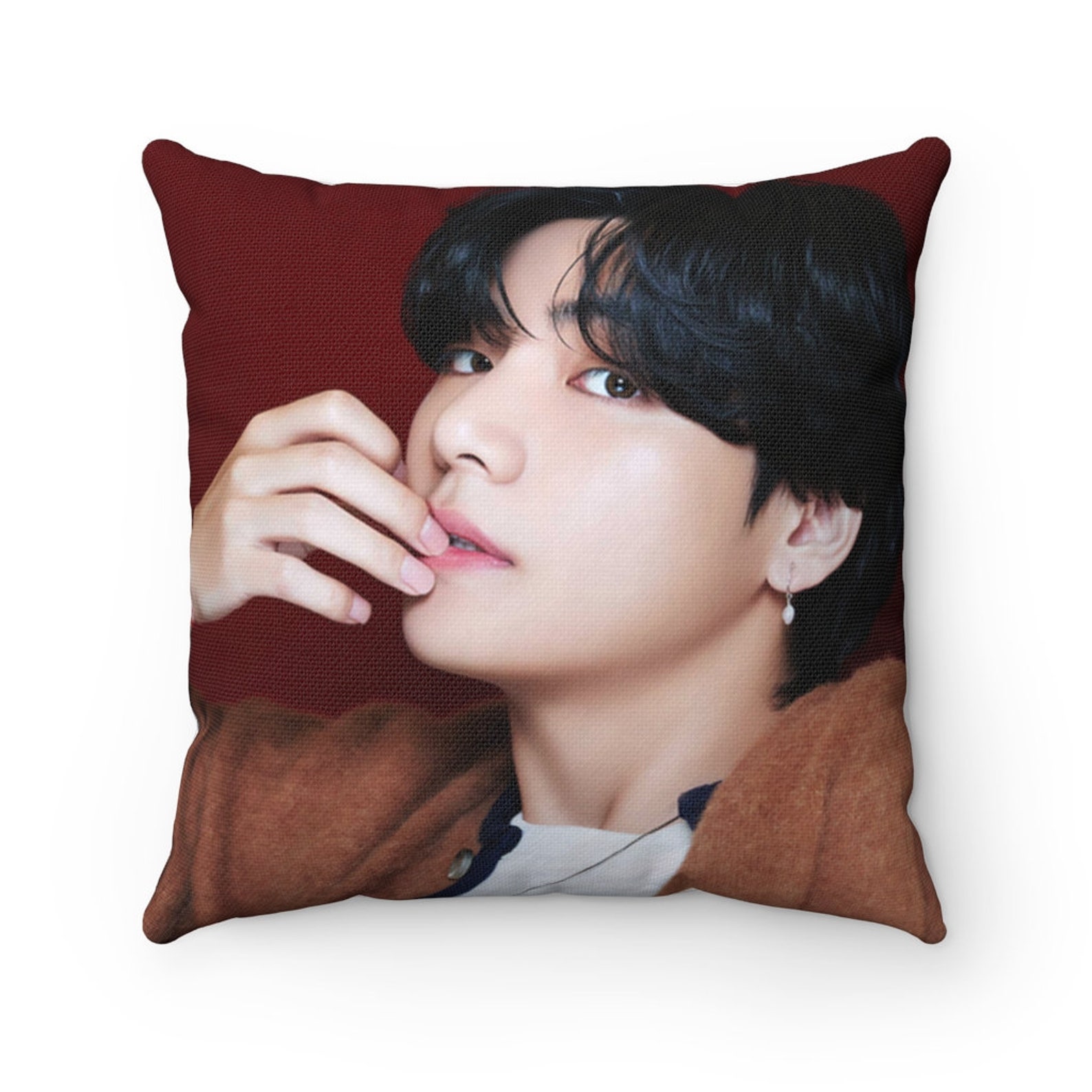 BTS Pillow V High Quality Printed Pillow / Home Décor / Army Etsy